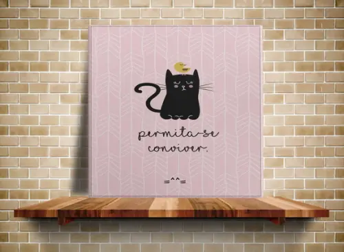 Azulejo Decorativo Gatinho