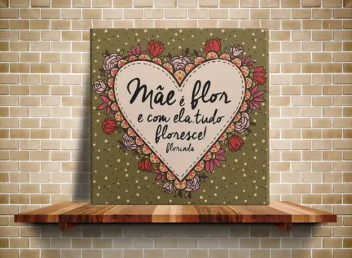 Azulejo Decorativo Dia das Mães