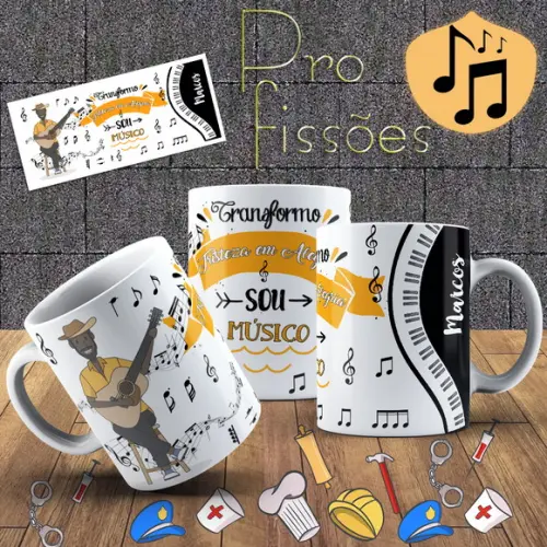 Caneca Profissão Músico