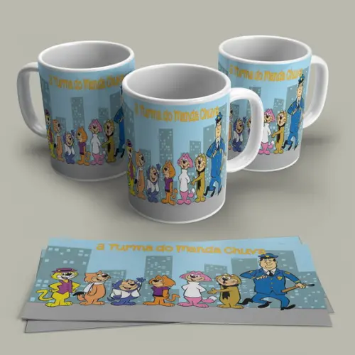 Caneca Porcelana Turma do Manda Chuva