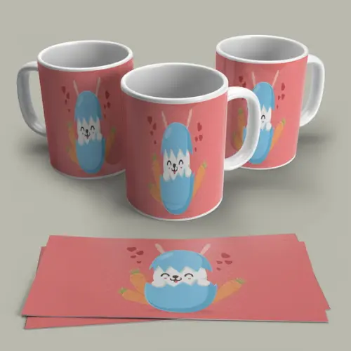 Caneca de Porcelana Páscoa
