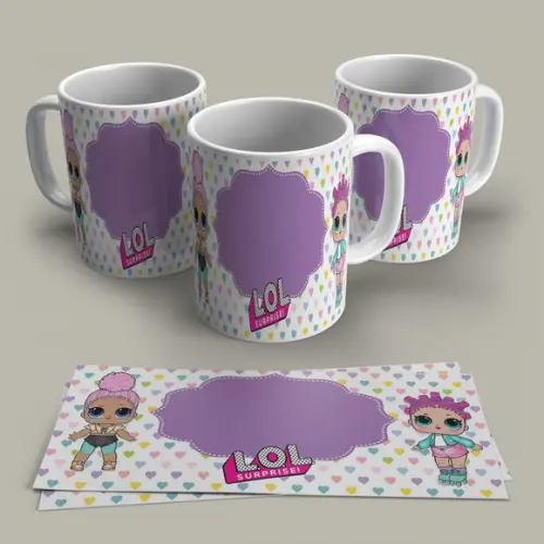 Caneca Porcelana LOL