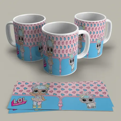 Caneca Porcelana LOL