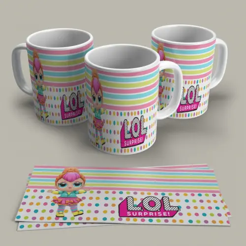 Caneca Porcelana LOL