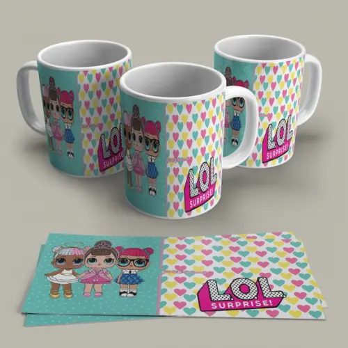 Caneca Porcelana LOL