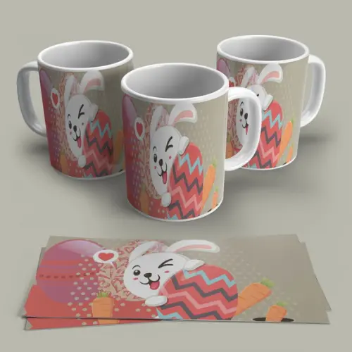 Caneca de Porcelana Páscoa