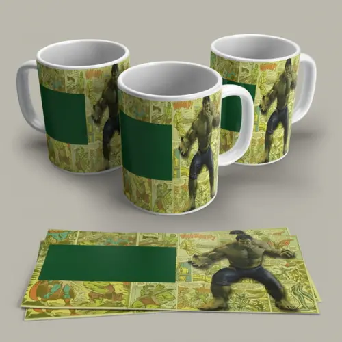 Caneca Porcelana Hulk Personalizada