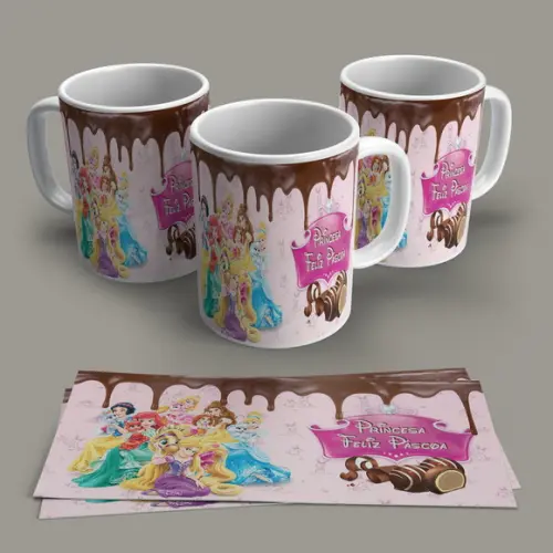 Caneca de Porcelana Princesa