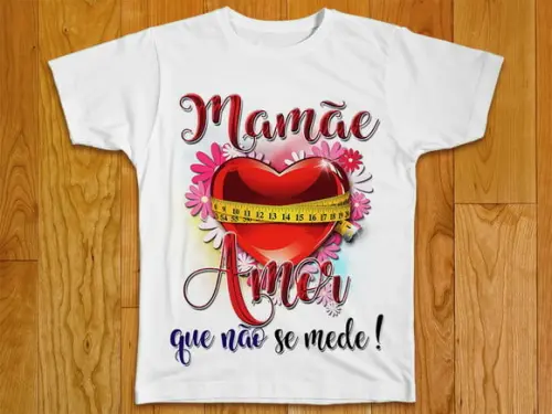 Camiseta Mamãe Amor Que Não se Mede