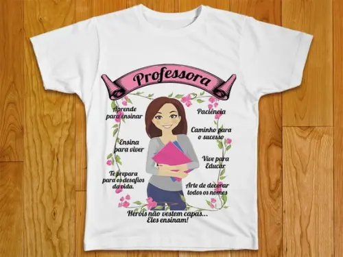 Camiseta Profissão Professora