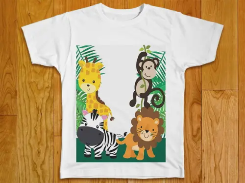 Camiseta Infantil Safari
