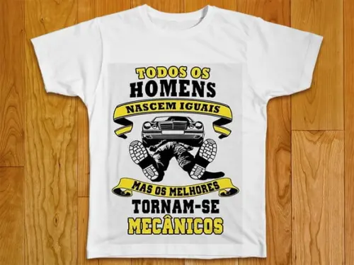 Camiseta Profissão Mecânico