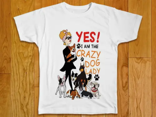 Camiseta Divertida I Am The Crazy Dog