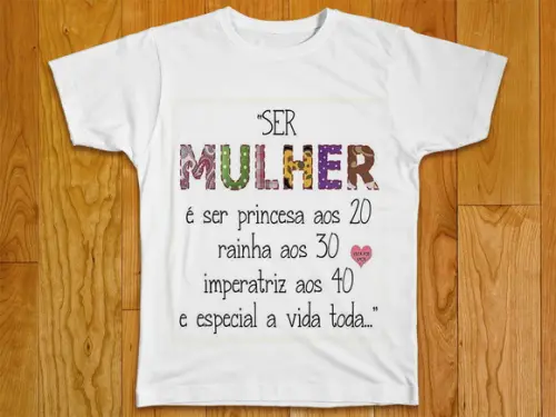 Camiseta Ser Mulher