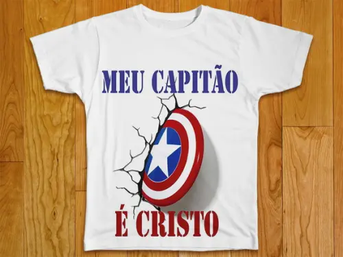 Camiseta Meu Capitão É Cristo
