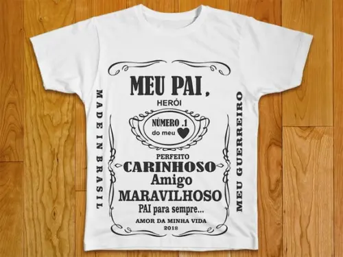 Camiseta Meu Pai Herói