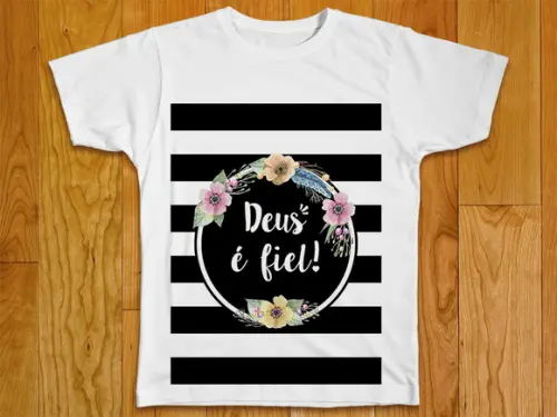 Camiseta Deus é Fiel