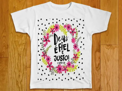 Camiseta Deus é Fiel e Justo