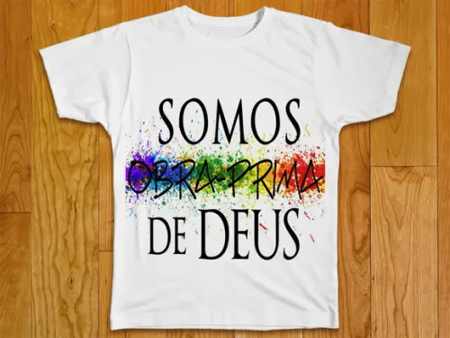 Camiseta Somos A Obra Prima de Deus