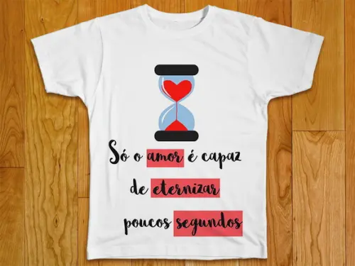 Camiseta Só o Amor