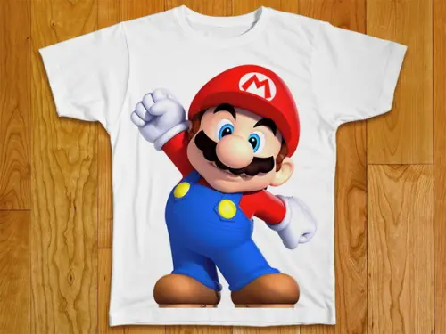 Camiseta Infantil Mario Broz