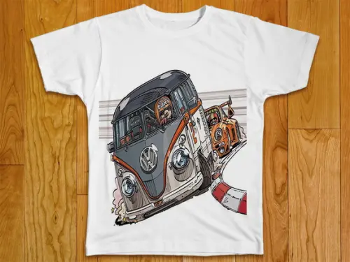 Camiseta Kombi