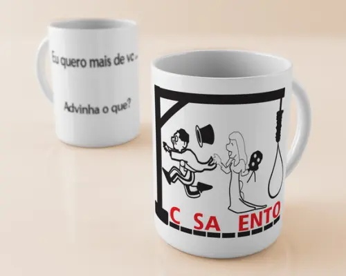 Caneca Porcelana Divertida