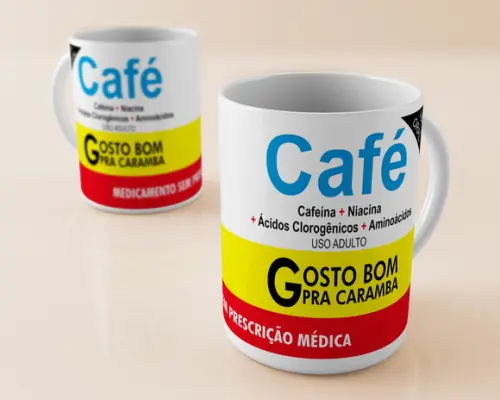 Caneca Porcelana Divertida