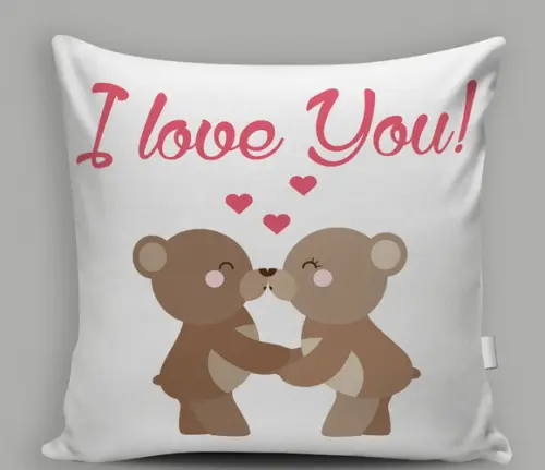 Almofada Decorativa I love You