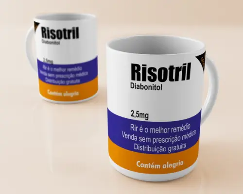 Caneca Porcelana Divertida