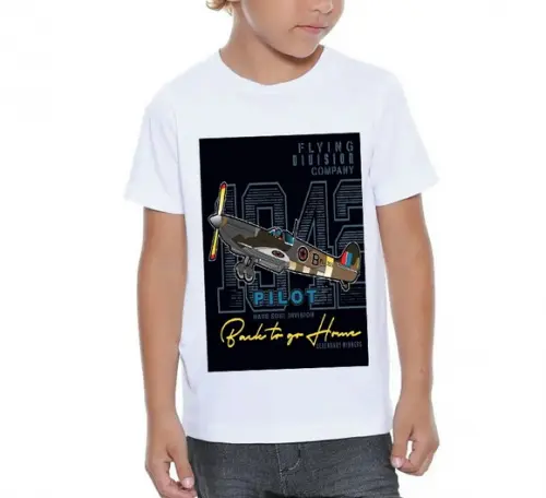 Camiseta Infantil Piloto