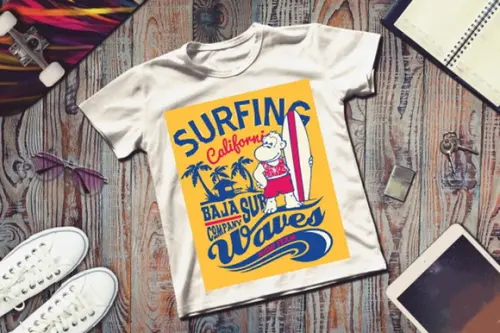 Camiseta Masculina Surfing