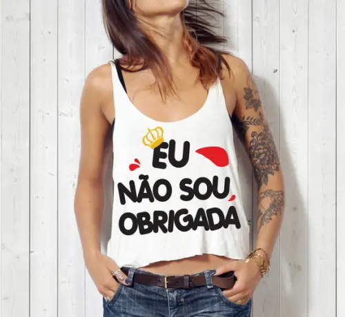 Blusa Cropped Carnaval