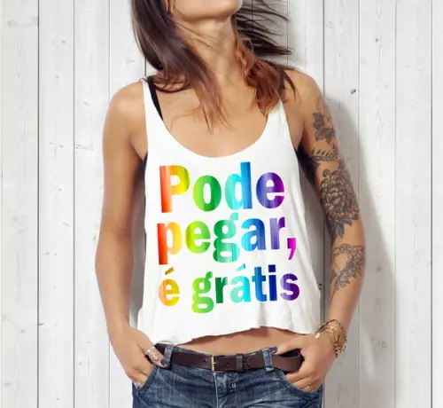 Blusa Cropped Carnaval