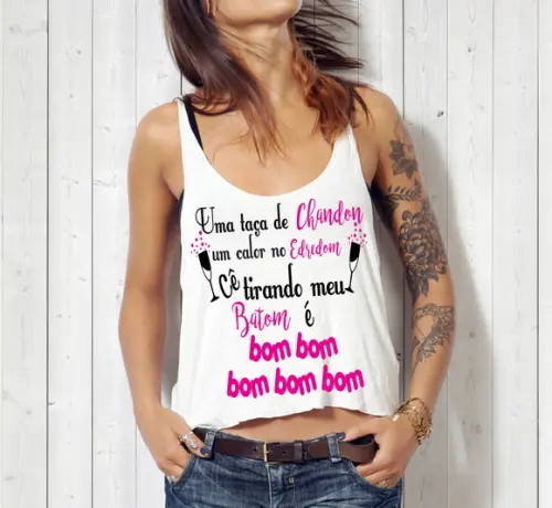 Blusa Cropped Carnaval