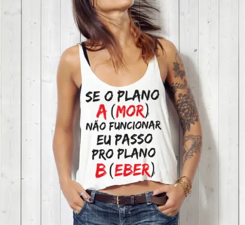 Blusa Cropped Carnaval