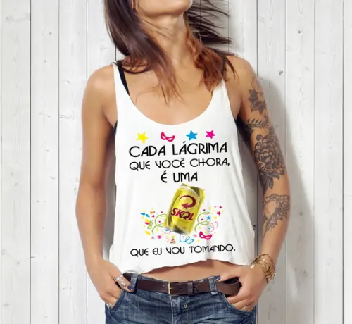 Blusa Cropped Carnaval