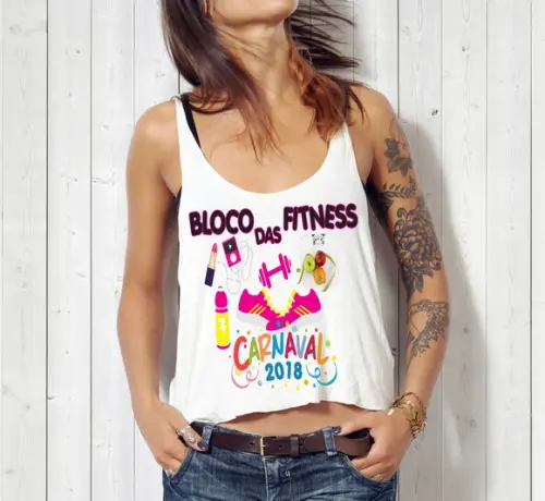 Blusa Cropped Carnaval