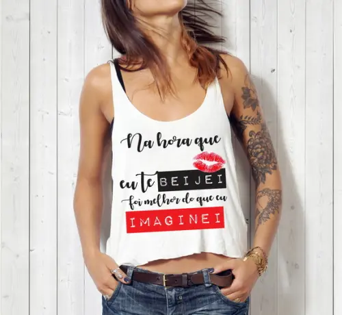 Blusa Cropped Carnaval