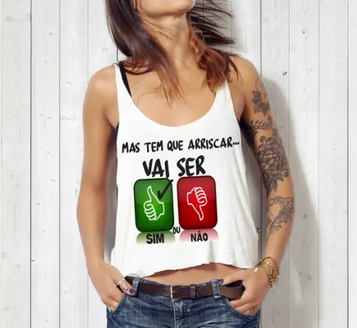 Blusa Cropped Carnaval