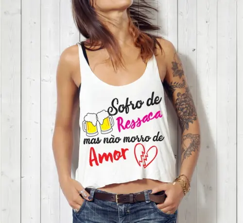 Blusa Cropped Carnaval