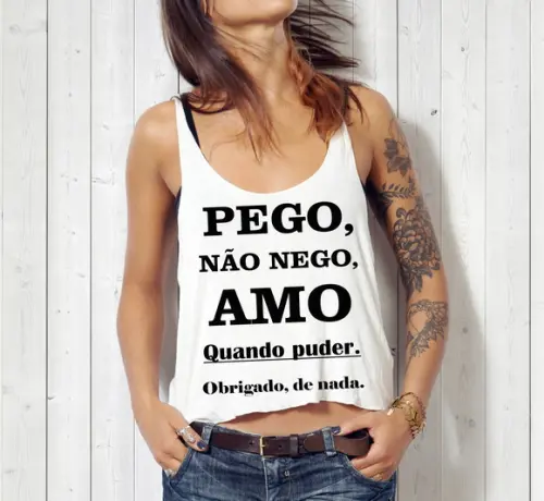 Blusa Cropped Carnaval