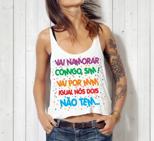 Blusa Cropped Carnaval
