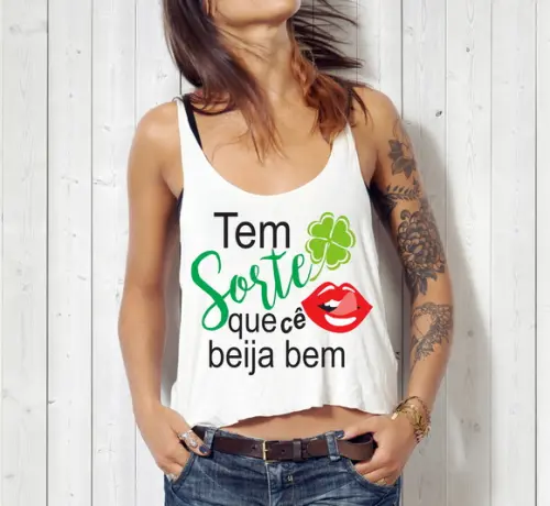 Blusa Cropped Carnaval