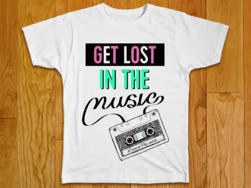 Camiseta Get Lost in The Music