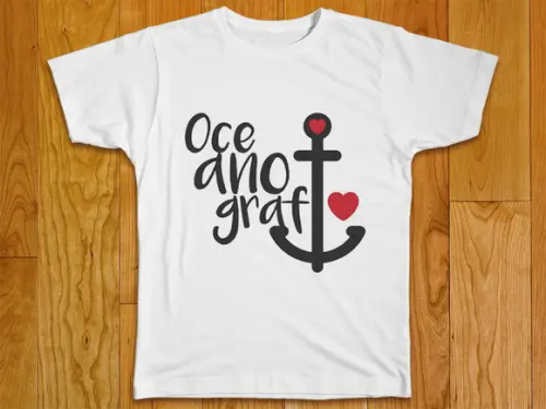Camiseta Profissão Oceanografia