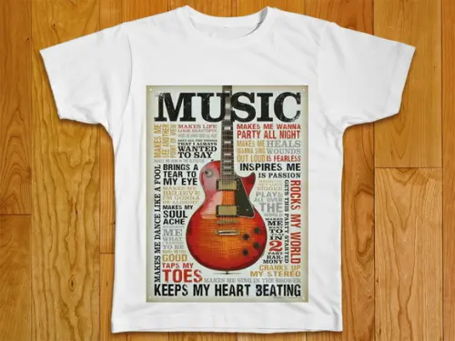 Camiseta Rock Music