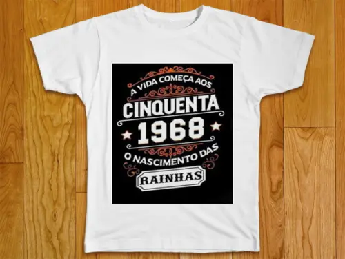 Camiseta A Vida Começa aos Cinquenta