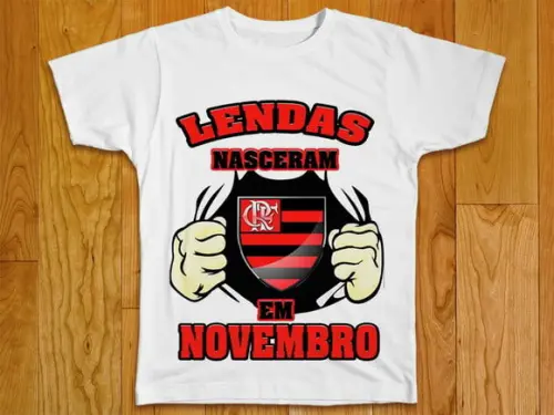 Camiseta Lendas Nasceram Personalizada