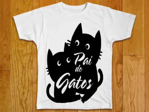 Camiseta Pai De Gato